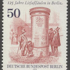 Berlin – M  612 Annonspelaren 125 år, märke kpl **