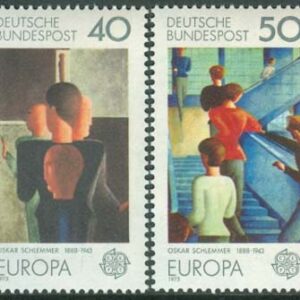 Tyskland – M  840-841 Europa CEPT 1975 Konst, 2 kpl **