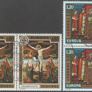Andorra Fr – M  264-265 Europa CEPT 1975 Konst, 2 st par