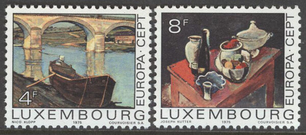 Luxemburg - M  904-905 Europa CEPT 1975 Konst, serie 2 kpl **