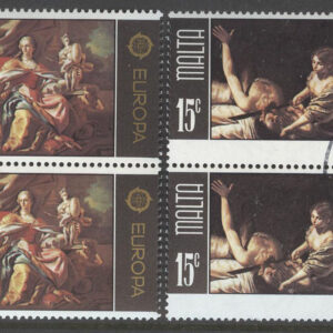 Malta – M  512-513 Europa CEPT 1975 Konst, 2 st 4-Block
