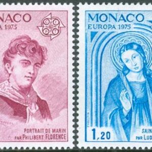 Monaco – M 1167-1168 Europa CEPT 1975 Konst, 2 kpl **