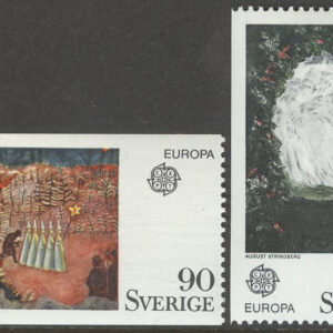 Sverige – F  916-917 Europa CEPT 1975 konst, 2 kpl **