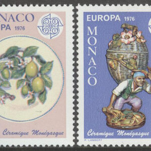 Monaco – M 1230-1231 Europa CEPT 1976 Konsthantverk, 2 kpl **