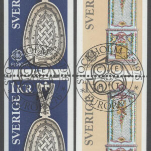 Sverige – F  960-961 Europa CEPT 1976 Hantverk, serie 2 kpl