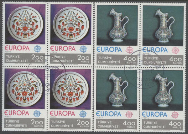 Turkiet - M 2385-2386 Europa CEPT 1976 Hantverk, 2 st 4-Block