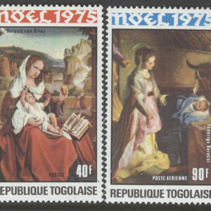 Togo – M 1130-1135 A Jul 1975 – Konst – Madonna med Barn, serie 6 kpl **