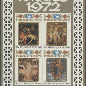Togo – M BL  63 Jul 1971 – Konst – Junfru med Barn, Block **