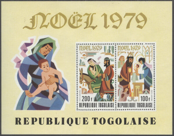 Togo - M BL 149 Jul 1979 - Konst bla Jesu födelse, Block **