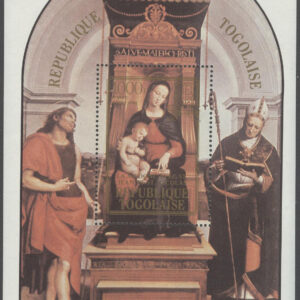 Togo – M BL 255 Jul 1984 – Konst – Madonna med Barn, Block **