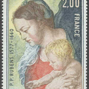 Frankrike – M 2052 Peter Paul Rubens 400 år – Konstnär, 1 kpl **