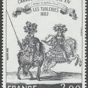 Frankrike – M 2062 Konst – Kung Louis XIV – Hästar, 1 kpl **
