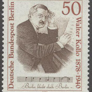 Berlin – M  561 W Kollo 100 år – Operettkompositör – Musik, märke kpl **