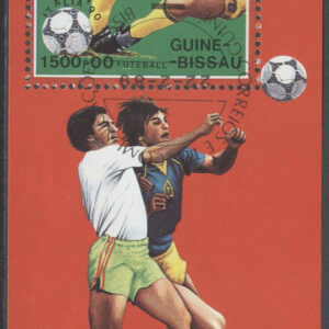 Guinea-Bissau – M BL 281 VM i Fotboll i Spanien 1982 Spansk, Block