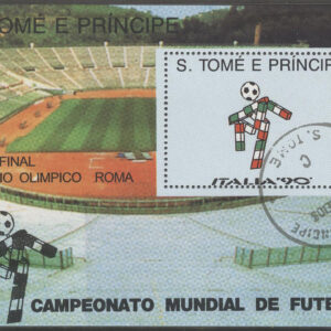 S. Tomé E Principe – M BL 194 VM i Fotboll i Italien 1990, Block