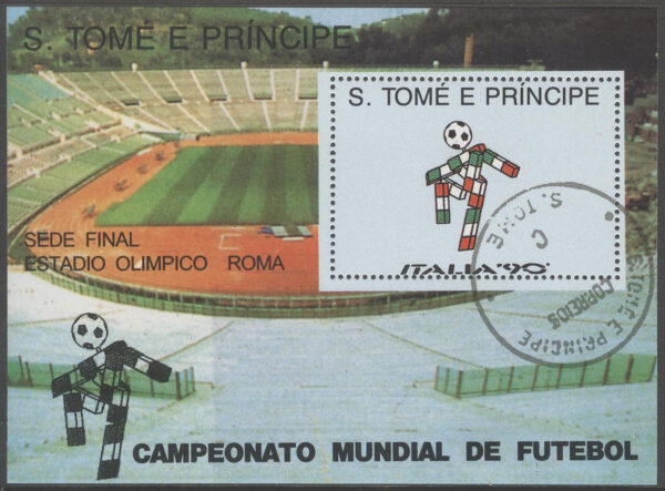 S. Tomé E Principe - M BL 194 VM i Fotboll i Italien 1990, Block