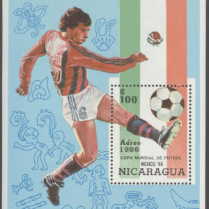 Nicaragua – M BL 167 VM i Fotboll i Mexiko 1986, Block **