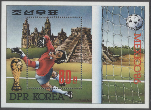 Nordkorea - M BL 208 VM i Fotboll i Mexico 1986 I, Block **