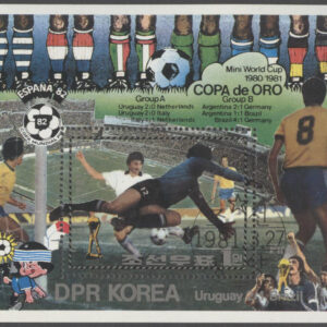 Nordkorea – M BL  95 Fotboll – Mästerskapet Copa de Oro, 1980/81, Block