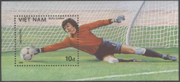 Vietnam - M BL  44 VM i Fotboll i Mexico 1986 II, Block **