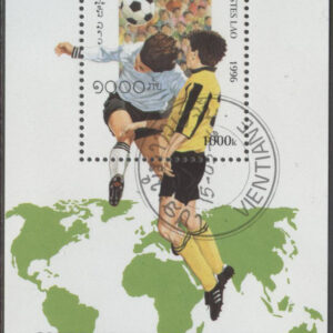 Laos – M BL 157 VM i Fotboll i Frankrike 1998 I, Block