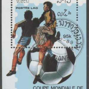 Laos – M BL 126 VM i Fotboll i Italien 1990 I, Block