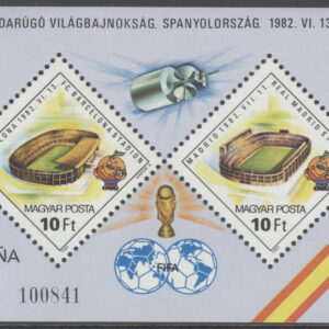 Ungern – M BL 155 A VM i Fotboll i Spanien 1982, Block **