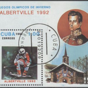 Kuba – M BL 126 OS i Albertville 1992 II Störtlopp, Block
