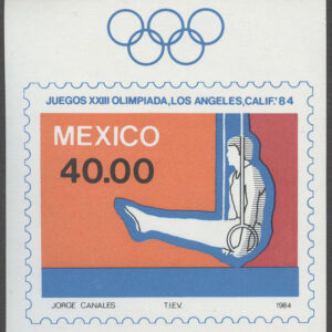 Mexiko – M BL  27 OS i Los Angeles 1984 Gymnastik, Block **