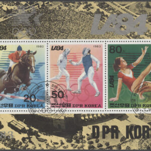 Nordkorea – M BL 163 OS i Los Angeles 1984 III Hästhoppning, Block