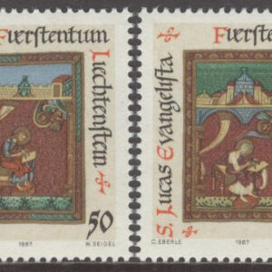 Liechtenstein – M  930-933 Jul 1987 – De 4 evangelisterna, serie 4 kpl **