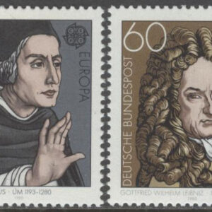 Tyskland – M 1049-1050 Europa CEPT 1980 Berömdheter, 2 kpl **