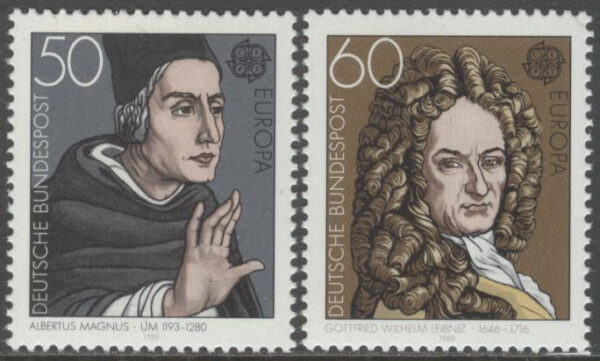Tyskland - M 1049-1050 Europa CEPT 1980 Berömdheter, 2 kpl **