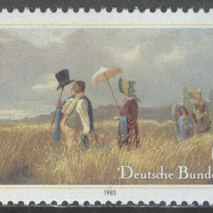 Tyskland – M 1258 Carl Spitzweg död i 100 år – Konstnär, märke kpl **