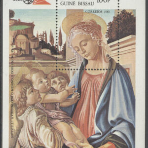 Guinea-Bissau – M BL 266 Konst av Sandro Botticelli – Utställning, Block **