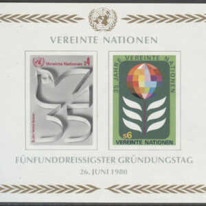FN Wien – M BL   1 FN 35 år 1980, Block **