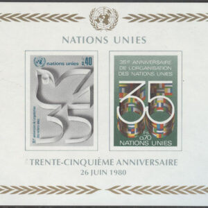 FN Geneve – M BL   2 FN 35 år 1980, Block **