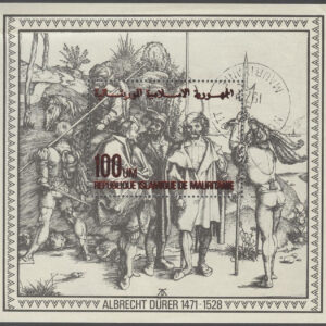 Mauretanien – M BL  23 Albrecht Dürer död i 450 år – Konstnär, Block