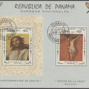Panama – M BL  83 Konst av bla Juan Martinez Montañez, Block