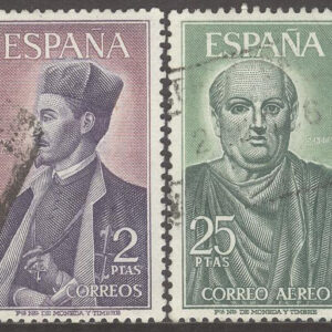 Spanien – M 1593-1596 Personligheter VI bla B D de Valdés – Fysiker, serie 4 kpl