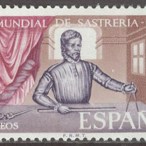 Spanien – M 1879 14:e Internationella Skräddarkongressen, märke kpl **
