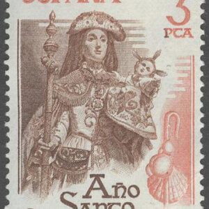 Spanien – M 2199 Heliga året 1976 – St. Jakobus von Compostela, 1 kpl **