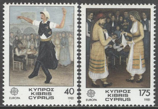 Cypern - M  547-548 Europa CEPT 1981 Folklore, serie 2 kpl **