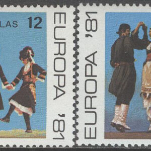 Grekland – M 1445-1446 Europa CEPT 1981 Folklore, serie 2 kpl **