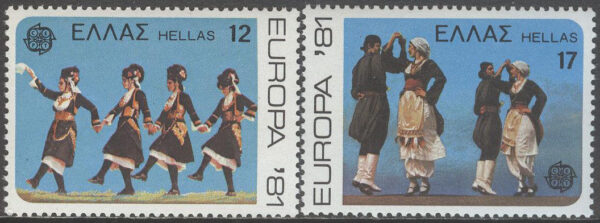 Grekland - M 1445-1446 Europa CEPT 1981 Folklore, serie 2 kpl **