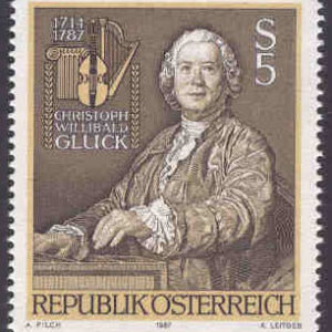 Österrike – M 1905 Kompositören Christoph Willibald Gluck död 200 år, 1 kpl**