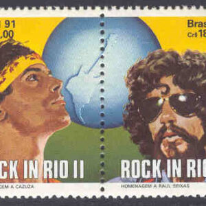 Brasilien – M 2396-2397 Rockfestival, Rock i Rio, 2 kpl **