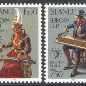 Island – F  669-670 Europa CEPT 1985. Europeiska musikåret, 2 kpl**