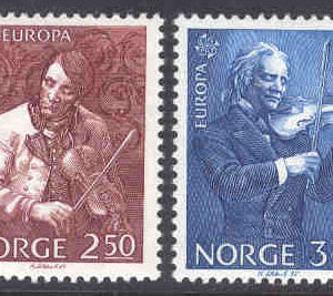 Norge – F  961-962 Europa CEPT 1985. Europeiska musikåret, 2 kpl**