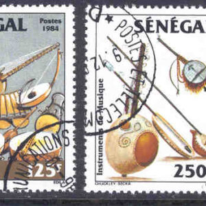 Senegal – M  844-847 Musikinstrument, 4 kpl